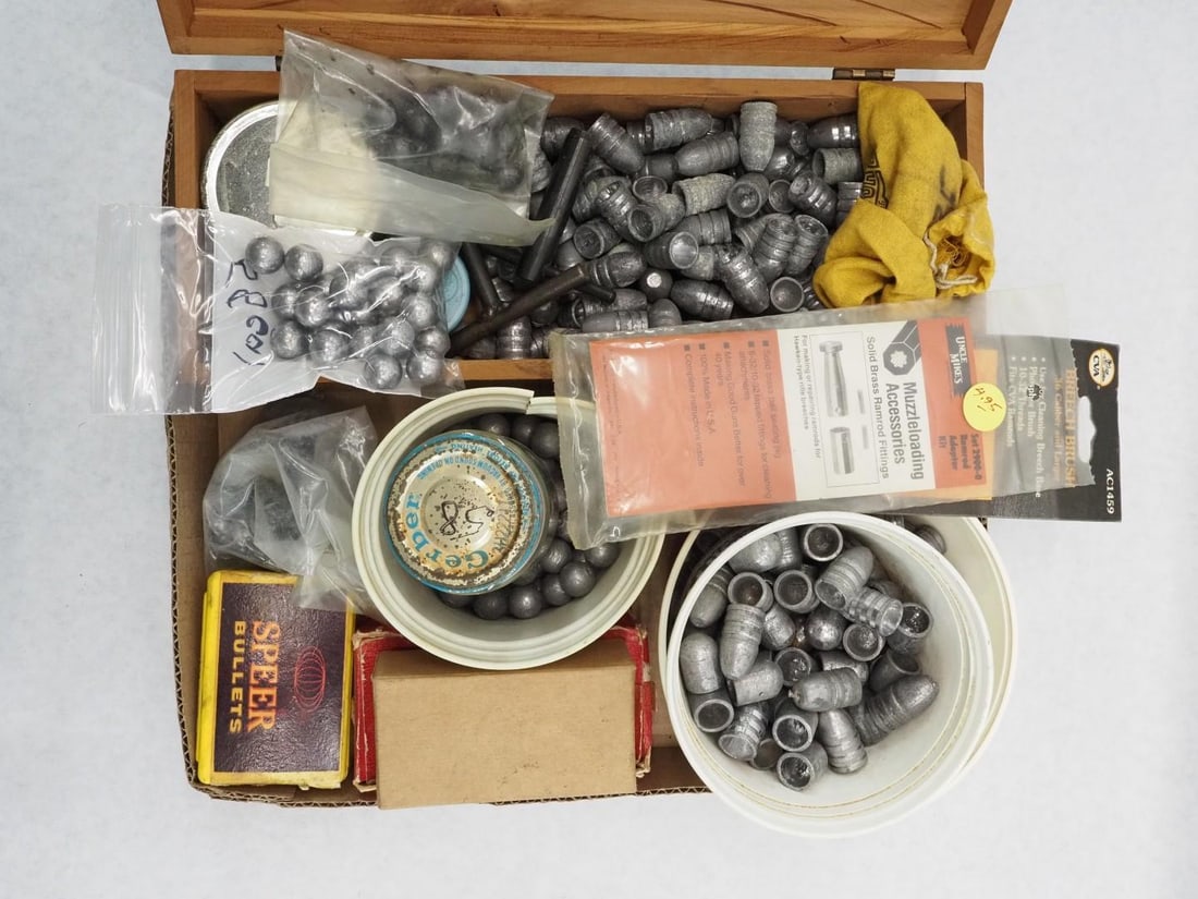 31.5lbs .58 Caliber Muzzleloader Bullets: 31.5lbs .58 Caliber Muzzleloader Bullets 