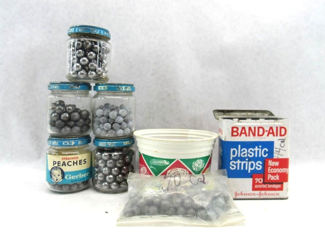 14.5lbs Misc. Round Ball Muzzleloader Bullets: 14.5lbs Misc. Round Ball Muzzleloader Bullets 