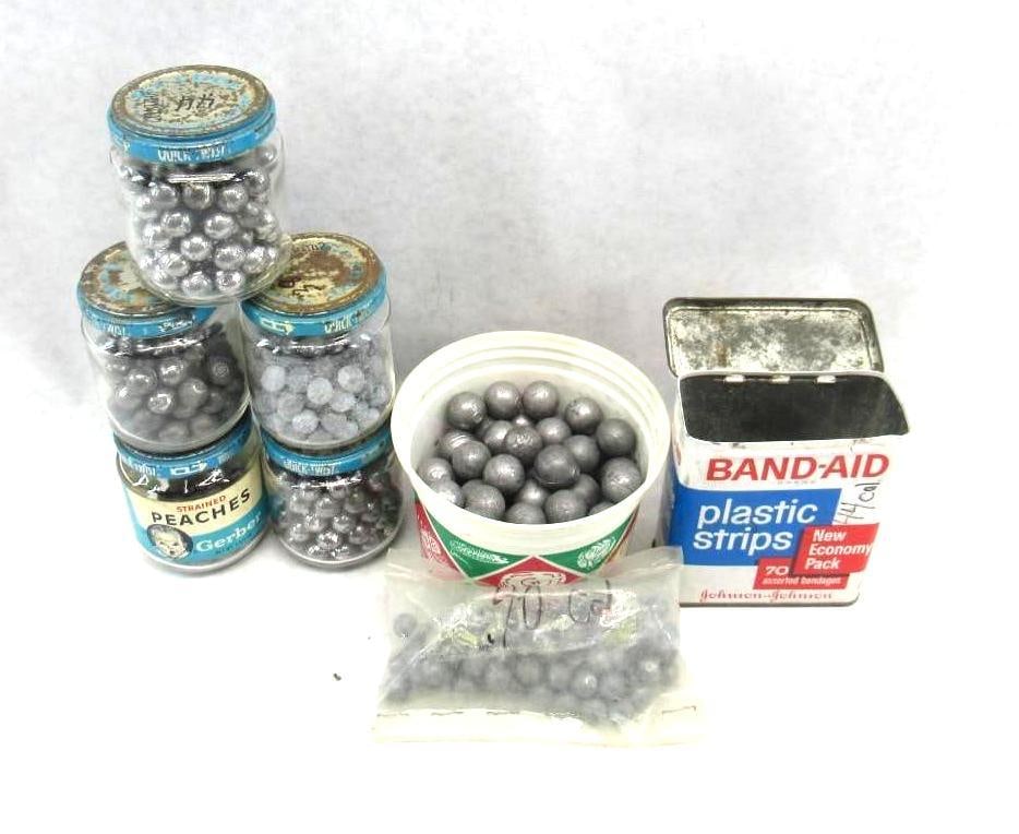 14.5lbs Misc. Round Ball Muzzleloader Bullets - 2