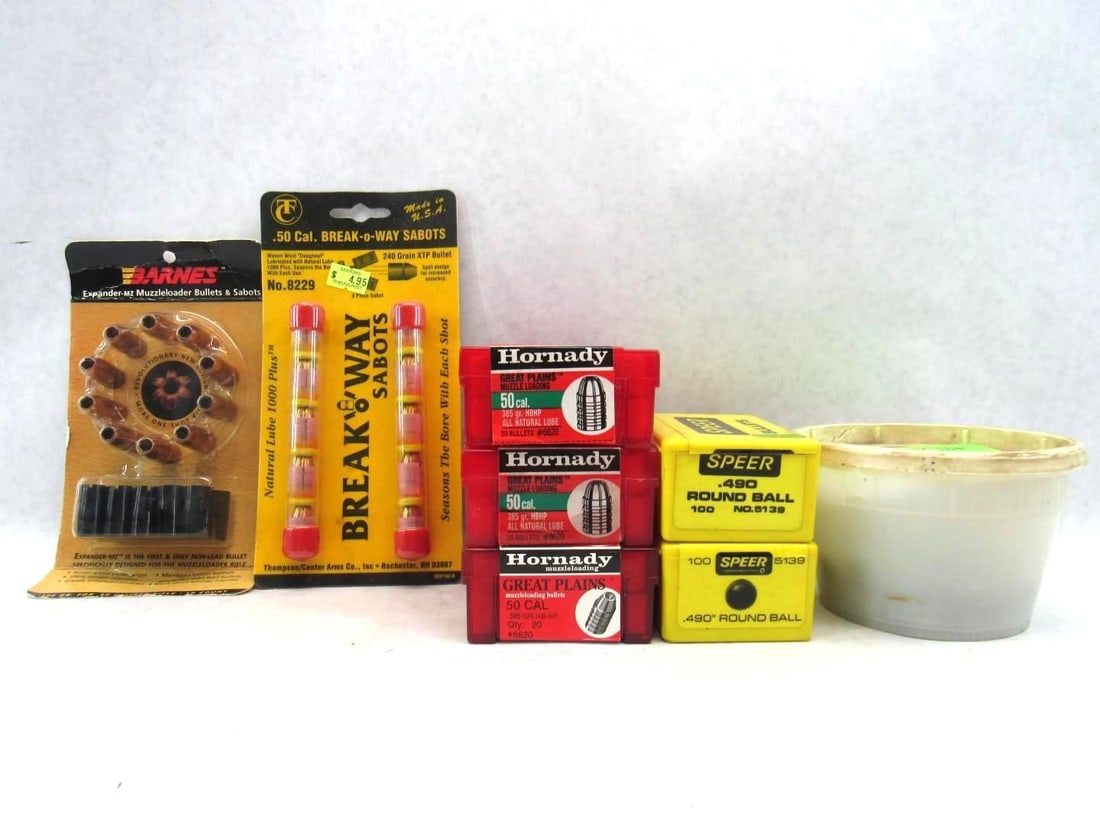 9lbs .50 Caliber Muzzleloader Bullets (1 of 7)