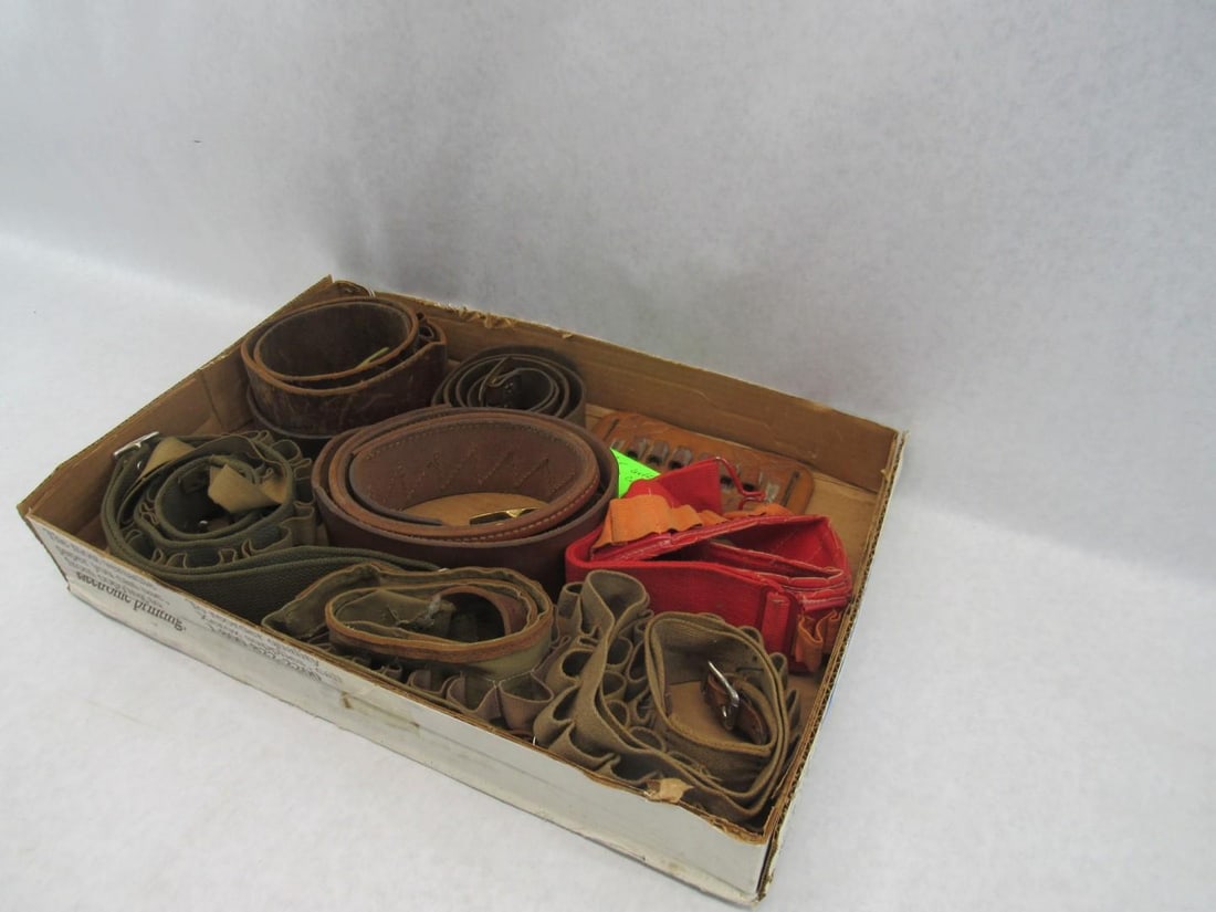 (8) Asst. Leather & Web Cartridge Belts - 4