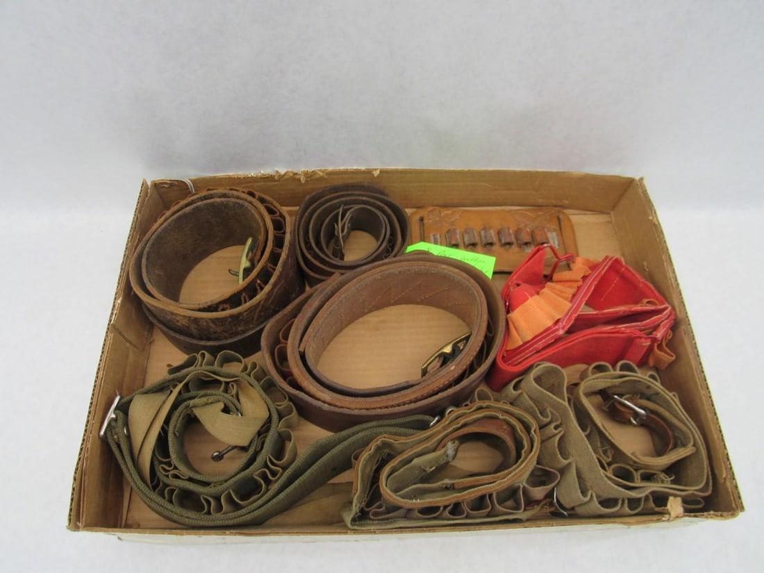 (8) Asst. Leather & Web Cartridge Belts - 5