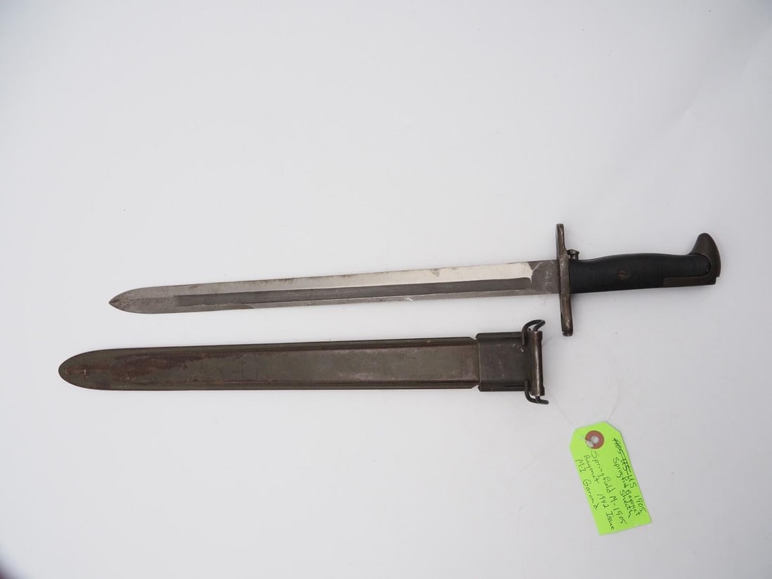 Springfield M1905 Bayonet w/ U.S. 1905 Springfield Sheath - 3