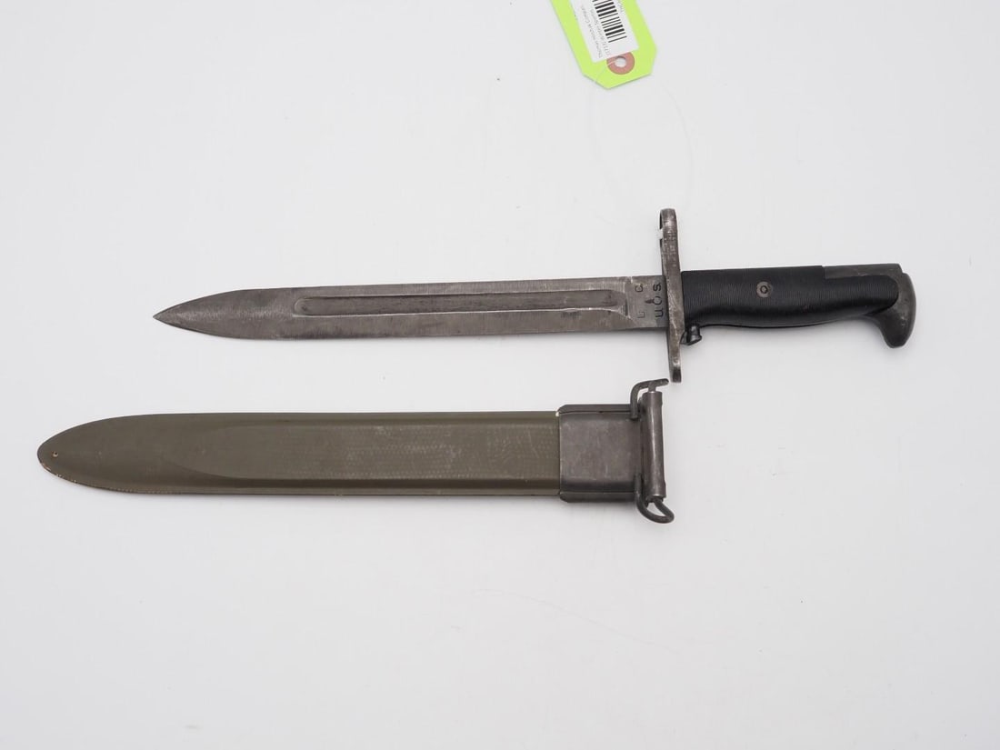 U.C. U.O.S. Knife w/ USN Mark 1 Sheath - 3