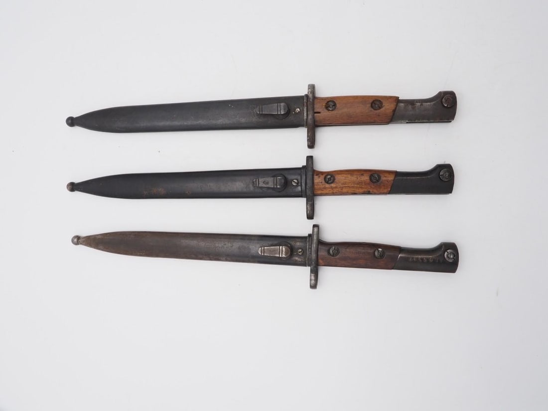 (3) S.A. 30 Bayonets w/ Sheath - 4