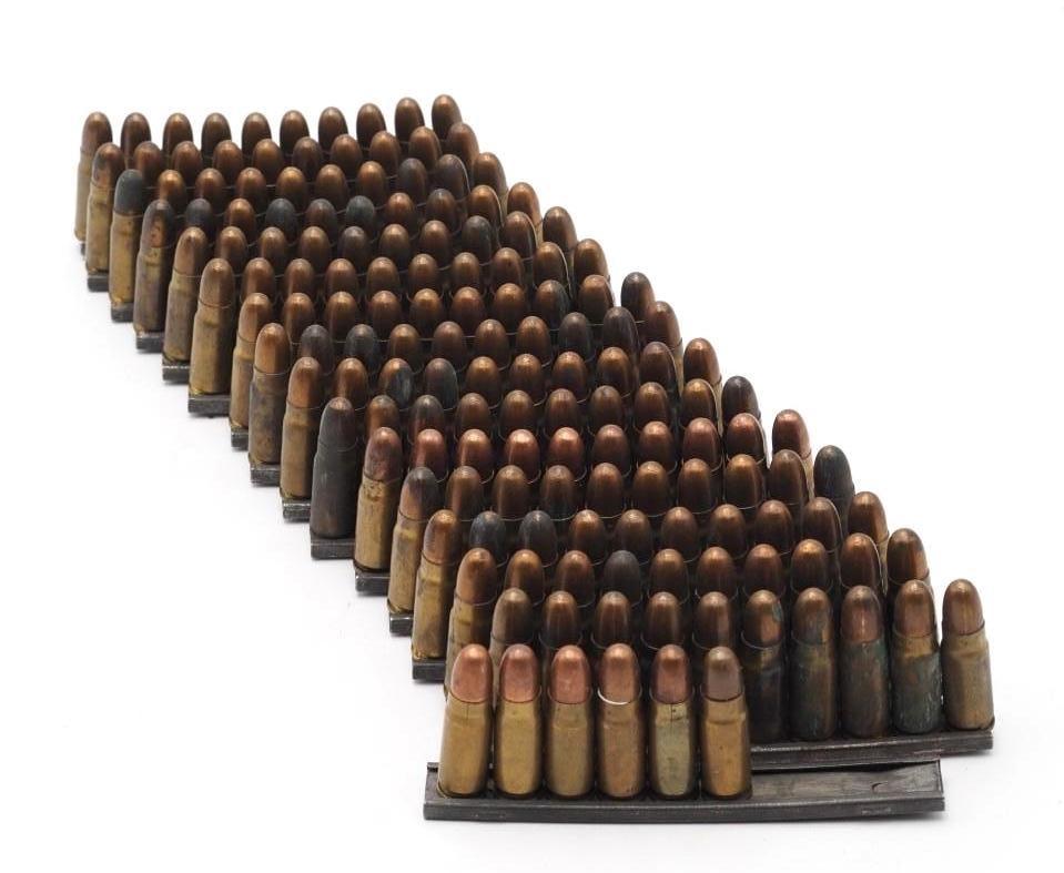 (156) .30 Mauser Cartridges on Stripper Clips (1 of 8)