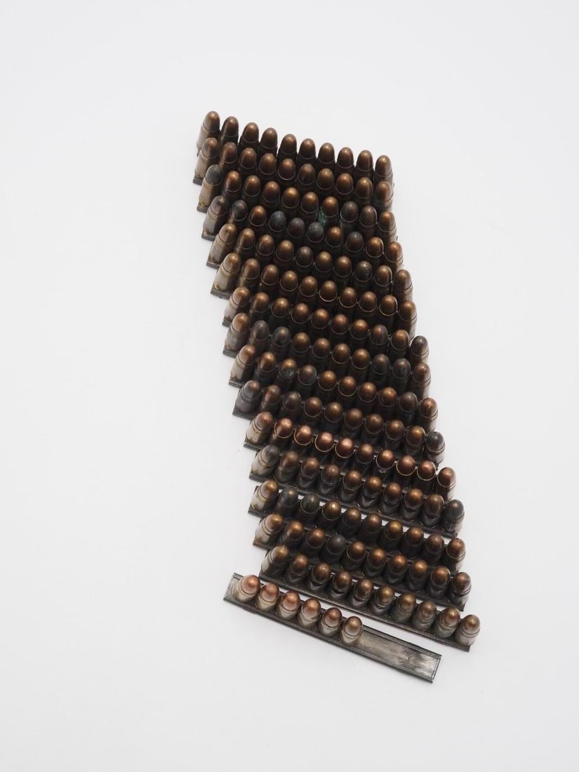 (156) .30 Mauser Cartridges on Stripper Clips - 3