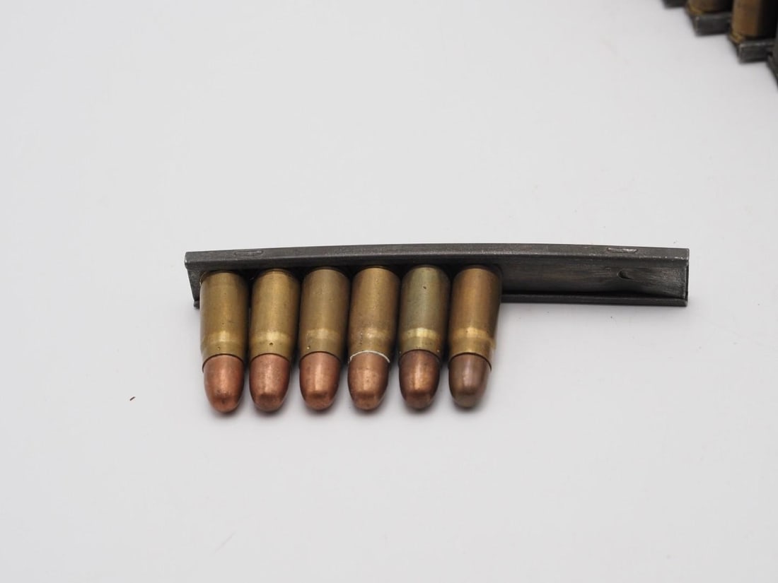 (156) .30 Mauser Cartridges on Stripper Clips - 5