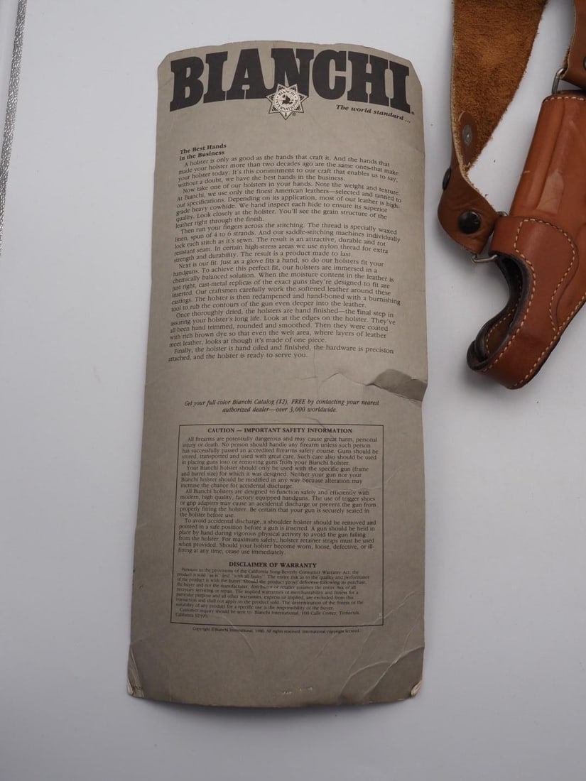 Bianchi Shoulder Holster - 5