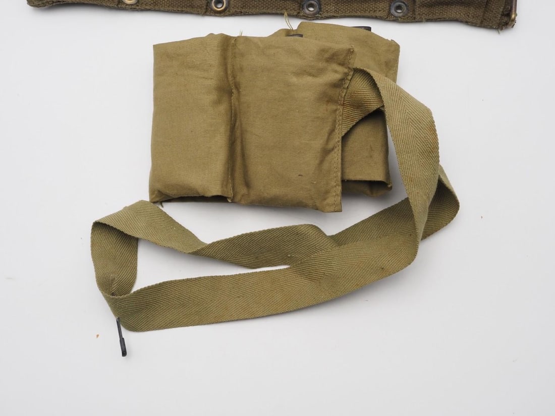 (2) Military M-1 Garand Magazine Belts w/Magazines & Cartridges - 5