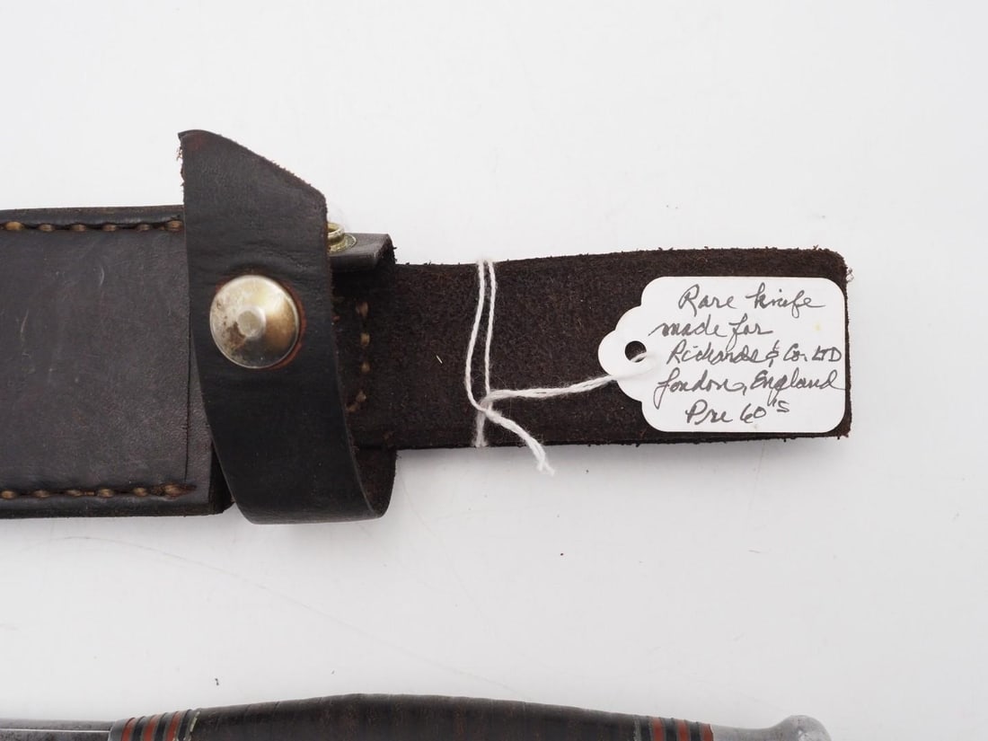 Vintage Johnson Western Works Fixed Blade Knife - 6