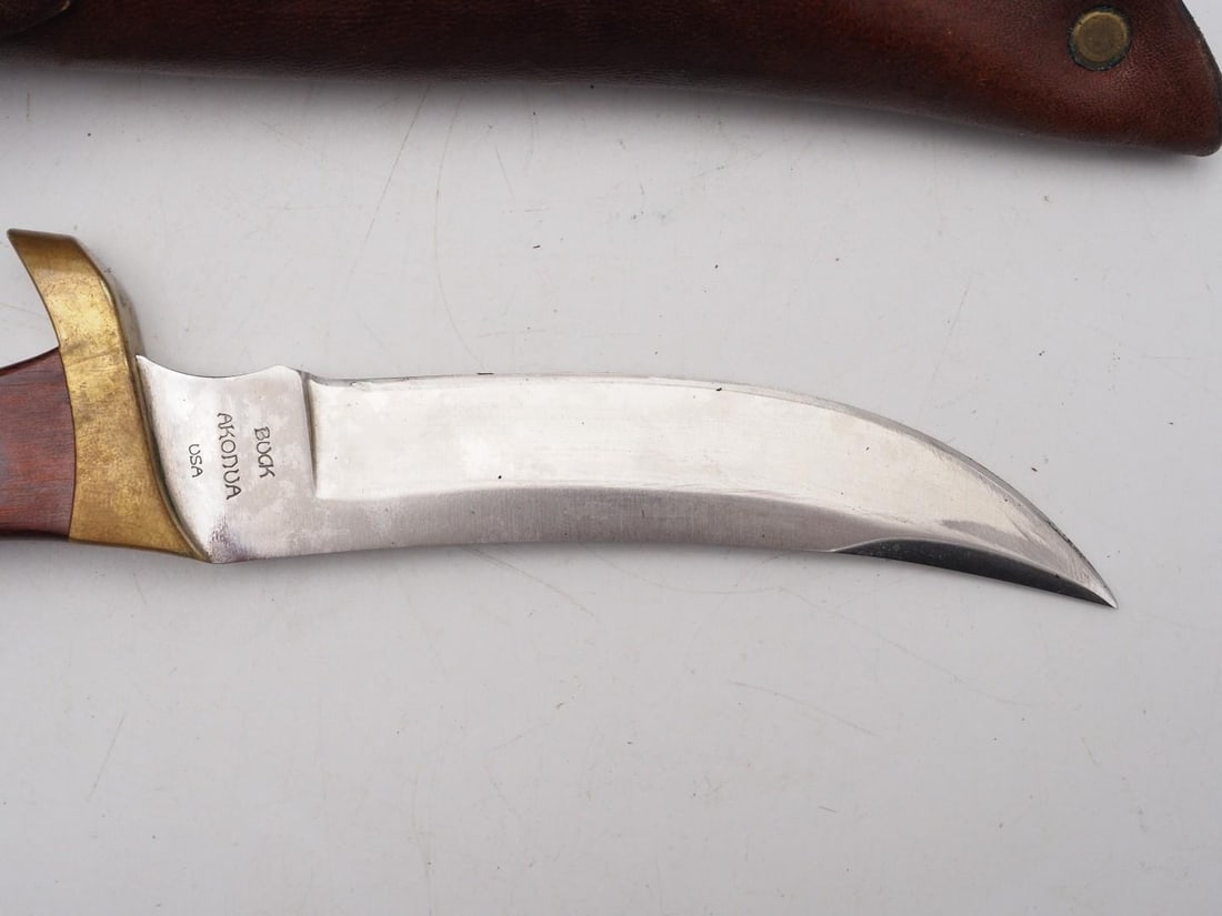 Vintage Buck Akonua Fixed Blade Knife - 7