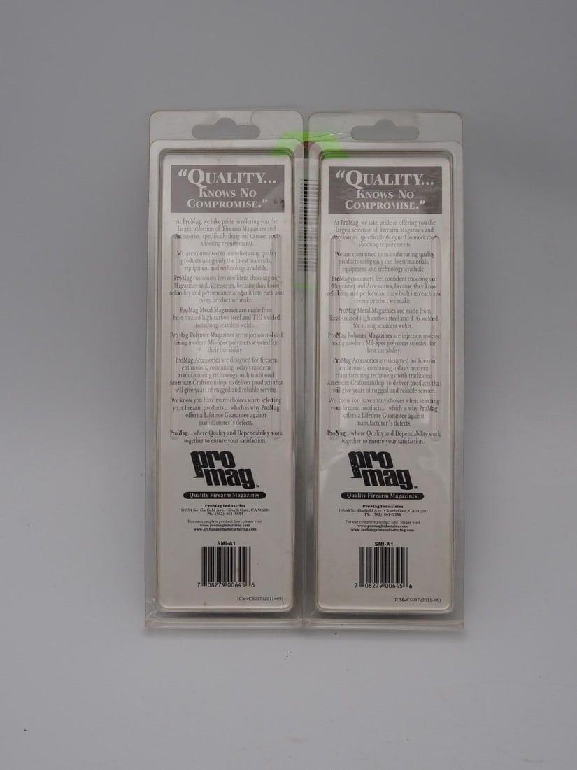 (2) ProMag Smith & Wesson Pistol Magazines - 3