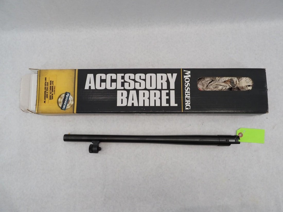 Mossberg 500 12 Ga. Shotgun Barrel: 18.5"; 3" chamber; cylinder bore; fits 500, Flex 500 & Maverick 88 