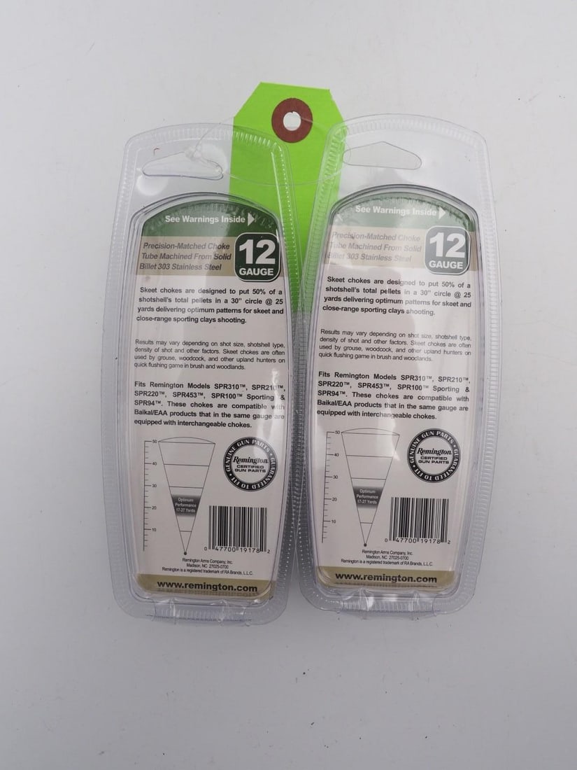 (2) Remington SPR Skeet Chokes - 3