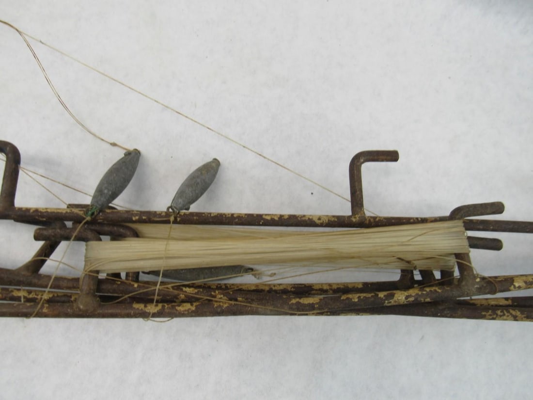 (5) Vintage Steel Ice Fishing Tip Ups - 7