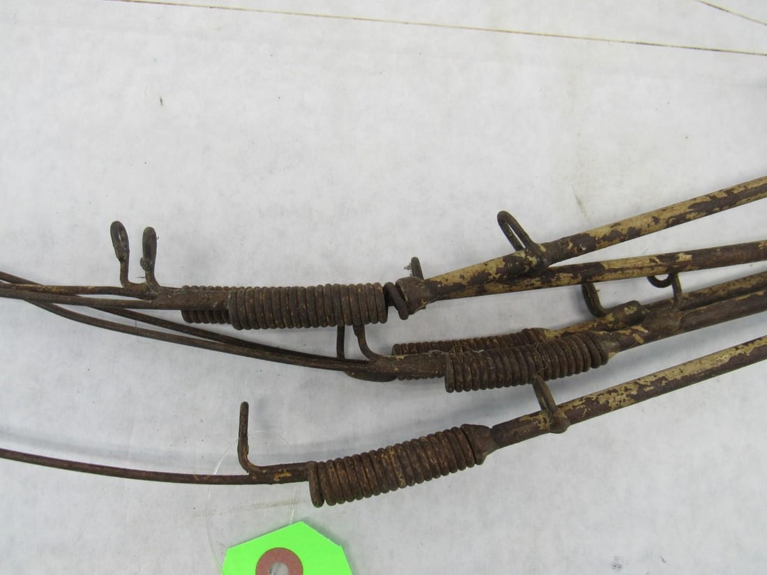 (5) Vintage Steel Ice Fishing Tip Ups - 9