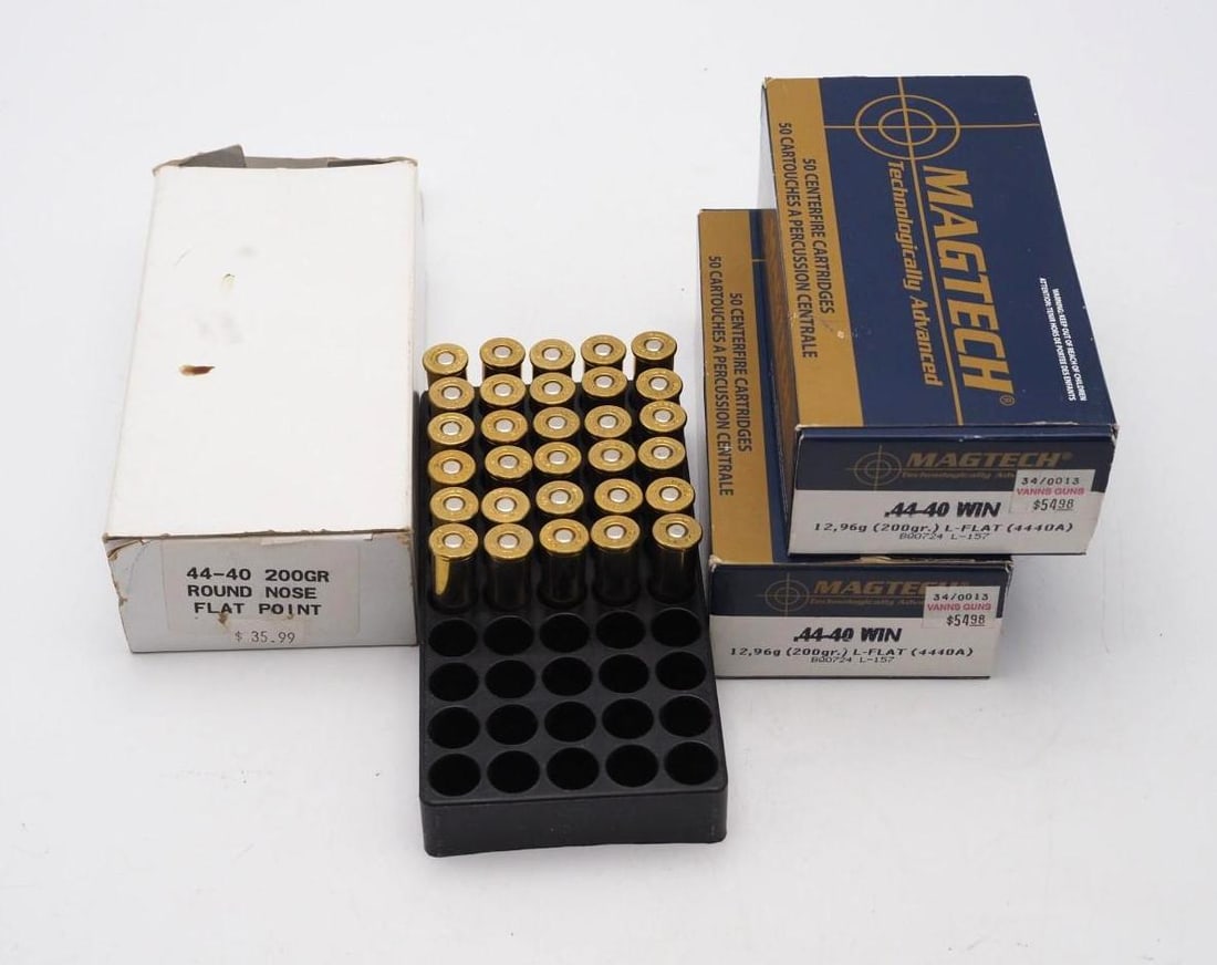 (127) .44-40 Cartridges: Magtech & Other