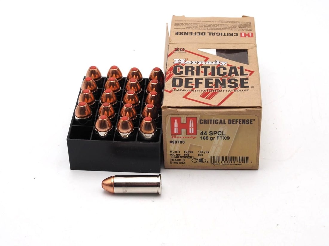 Box Hornady .44 Special Critical Defense Cartridges: Box Hornady .44 Special Critical Defense Cartridges 