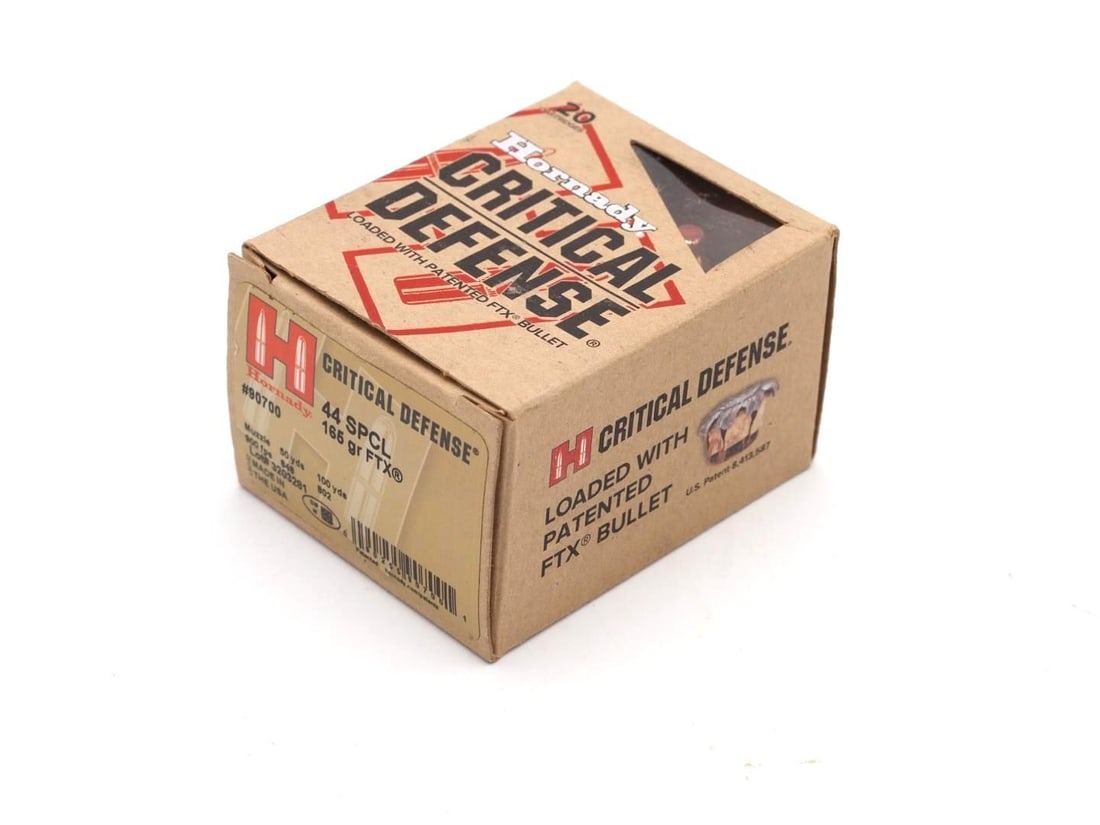 Box Hornady .44 Special Critical Defense Cartridges - 2