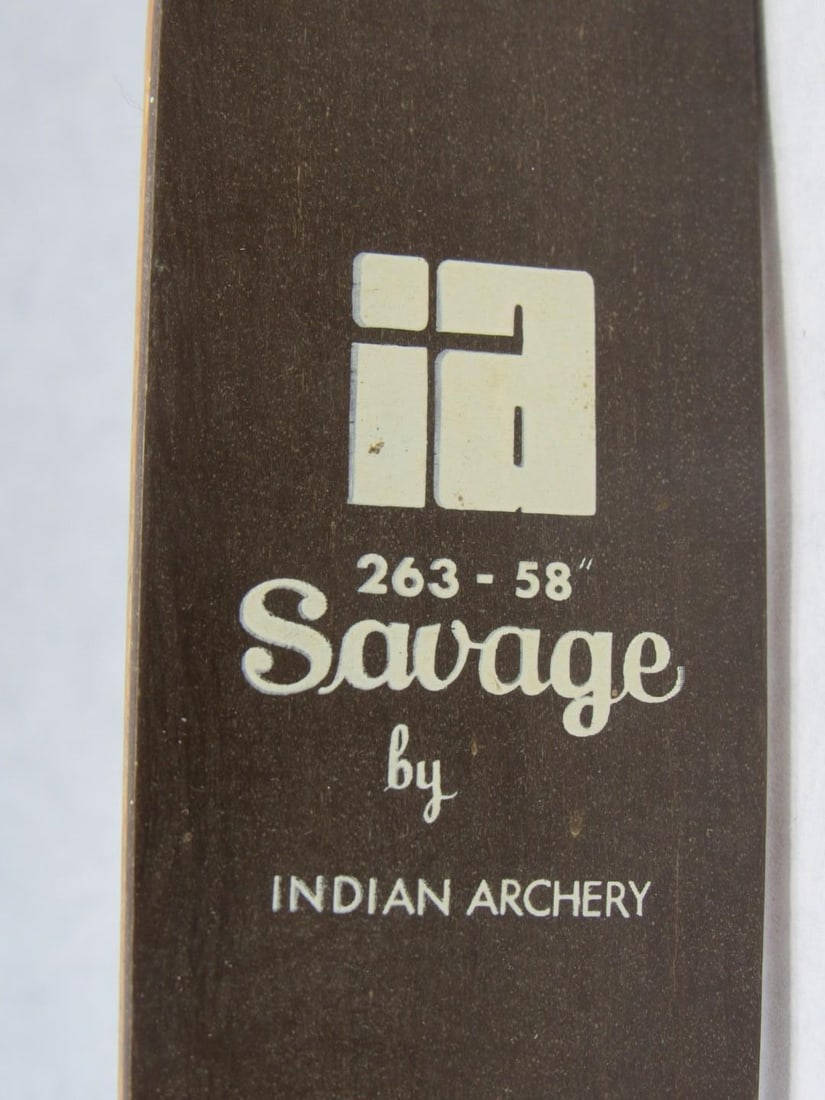 Vintage Indian Archery "Savage" Recurve Bow - 5