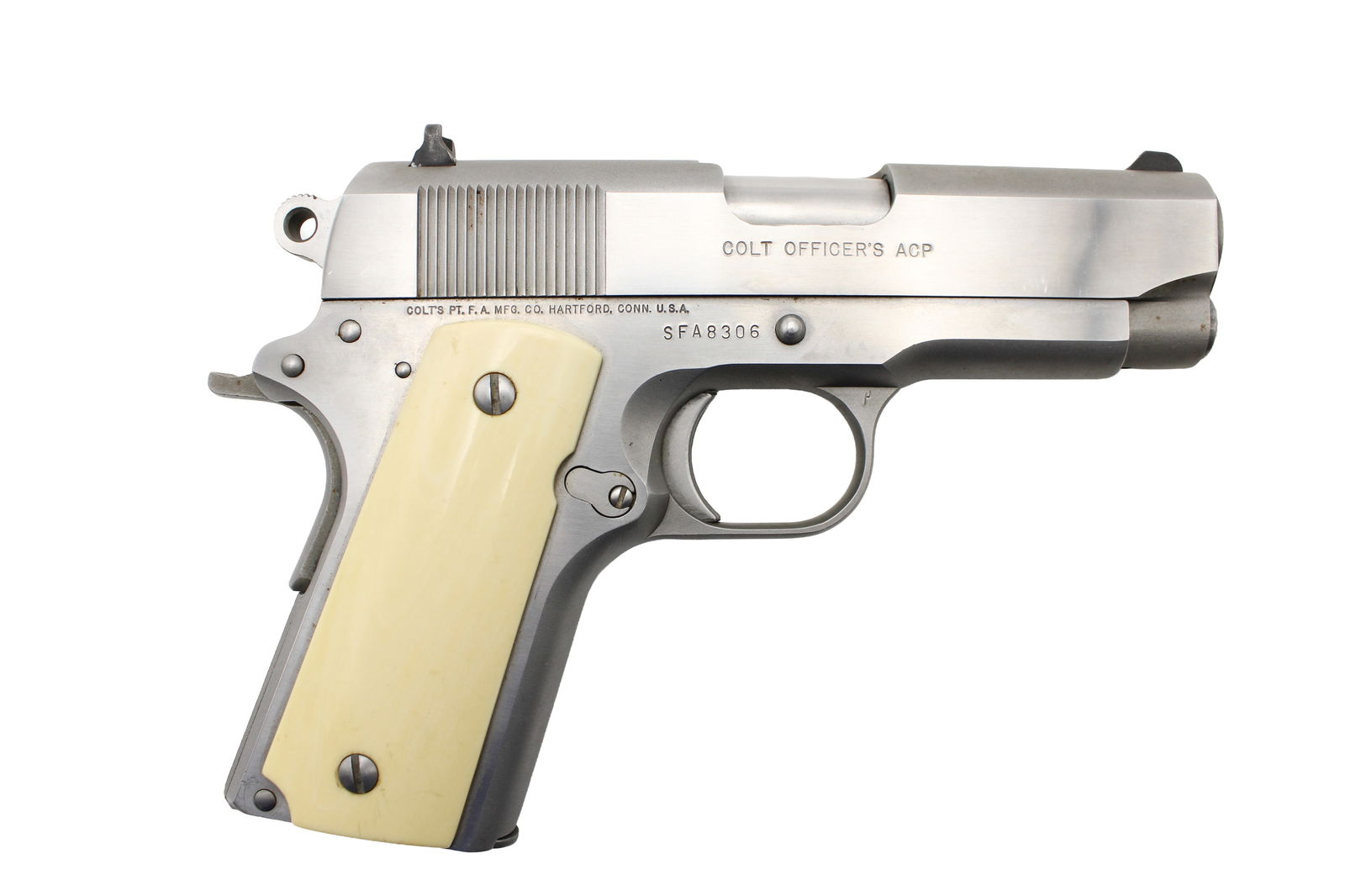 Colt MK IV 1911 Officer's Model Semi Automatic Pistol - 2