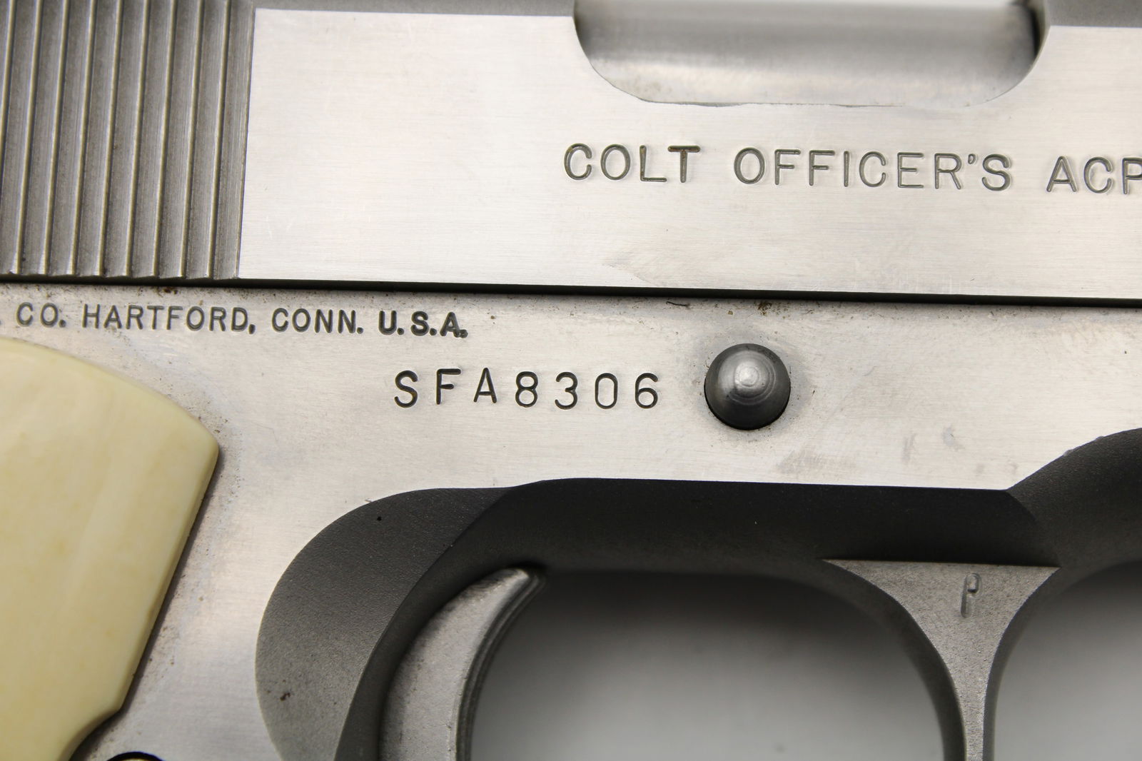 Colt MK IV 1911 Officer's Model Semi Automatic Pistol - 8