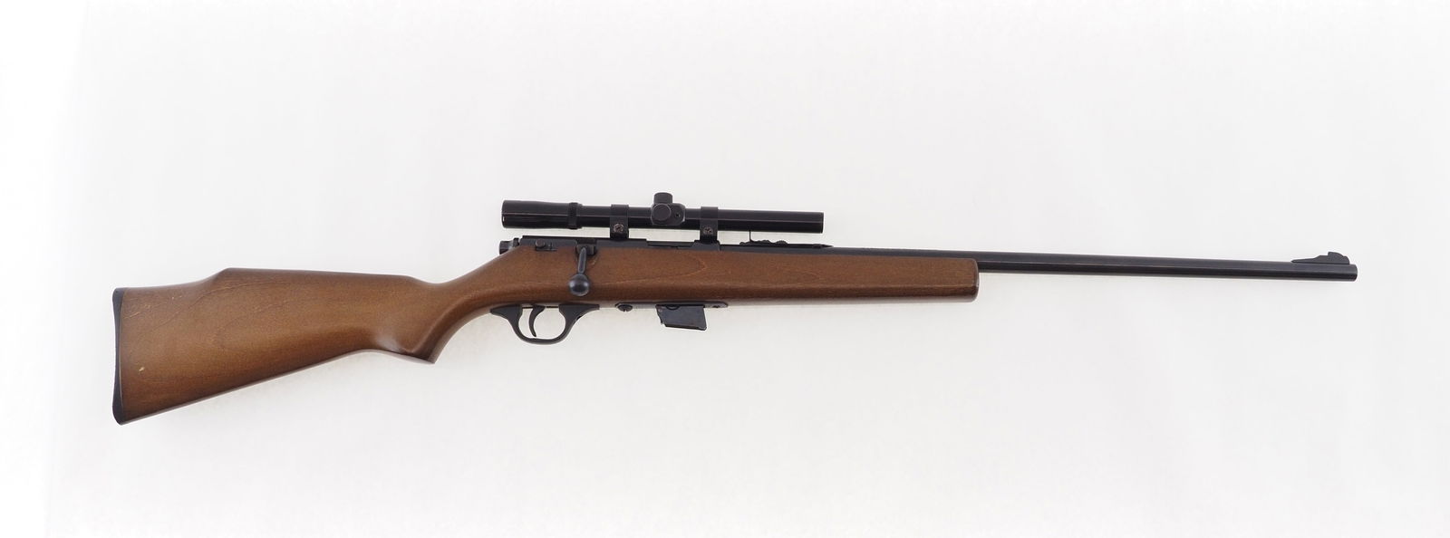 Marlin Model 25 Bolt Action Rifle: s.n. 12701801, .22 LR, 22" barrel, with iron sights, a Tasco 4x15 scope and (1) magazine. Modern (26-0028) 