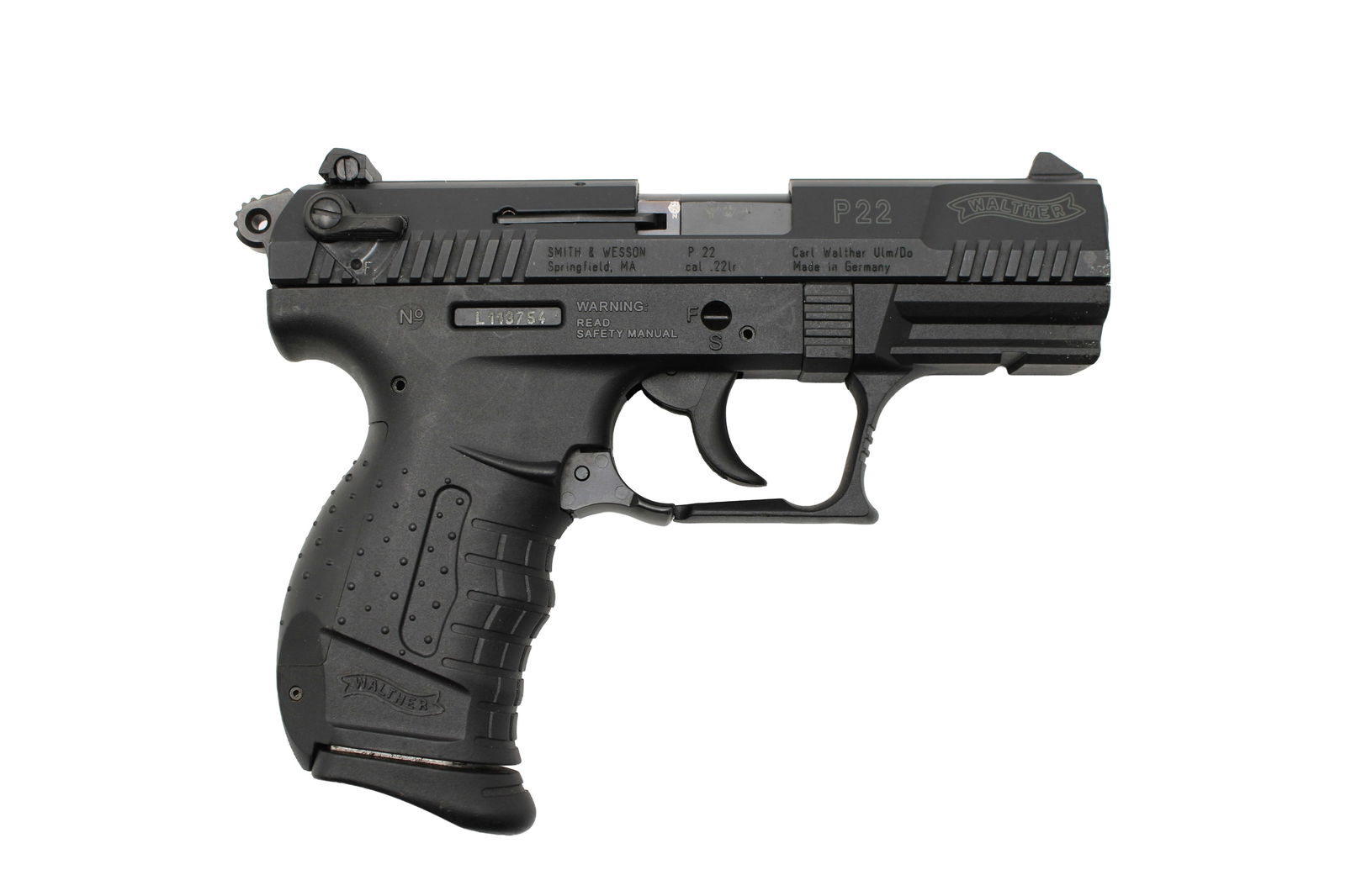 Walther Model P22 Semi Automatic Pistol (1 of 15)