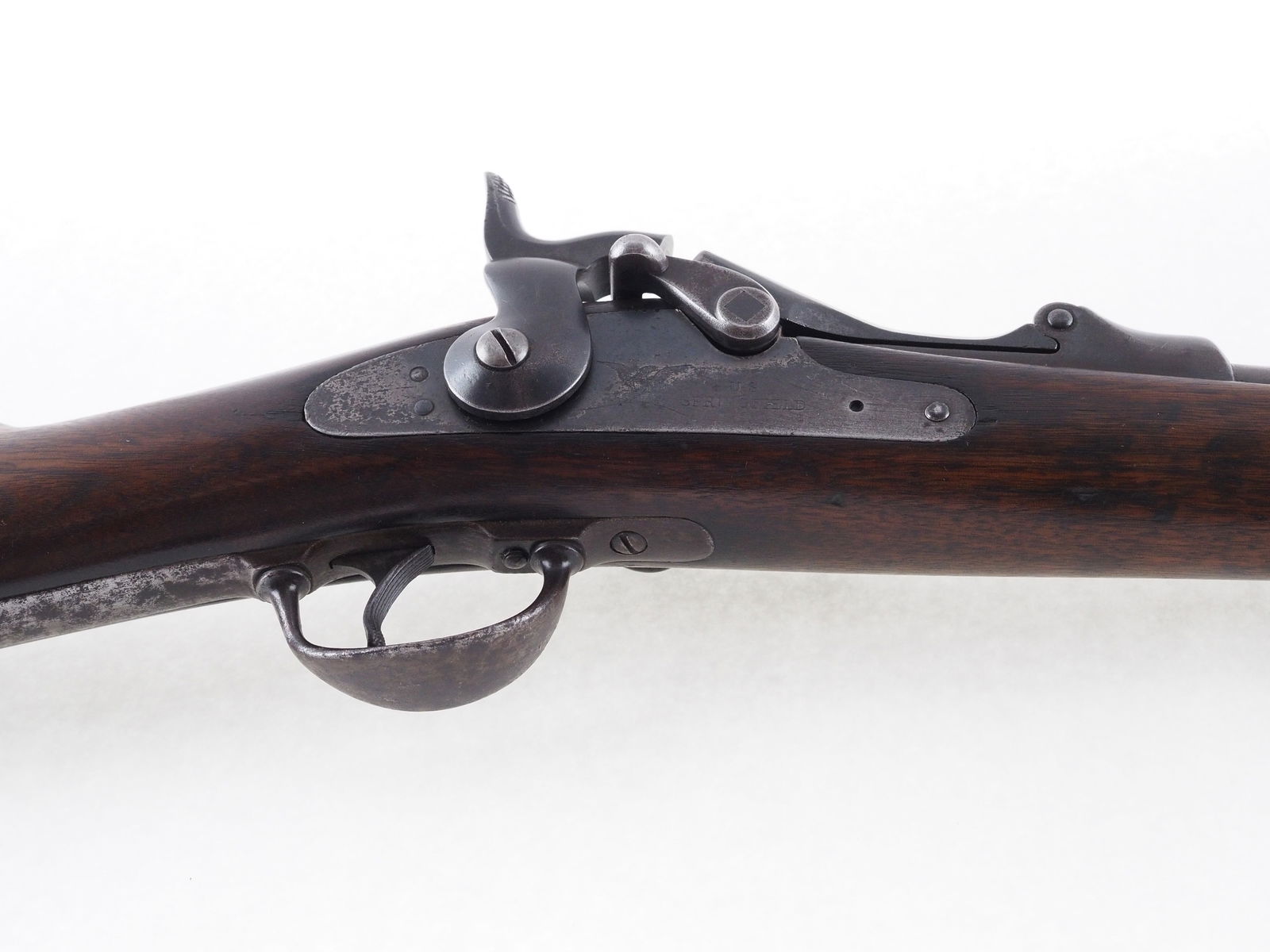 U.S. Springfield Model 1873 Carbine Trapdoor Rifle - 8