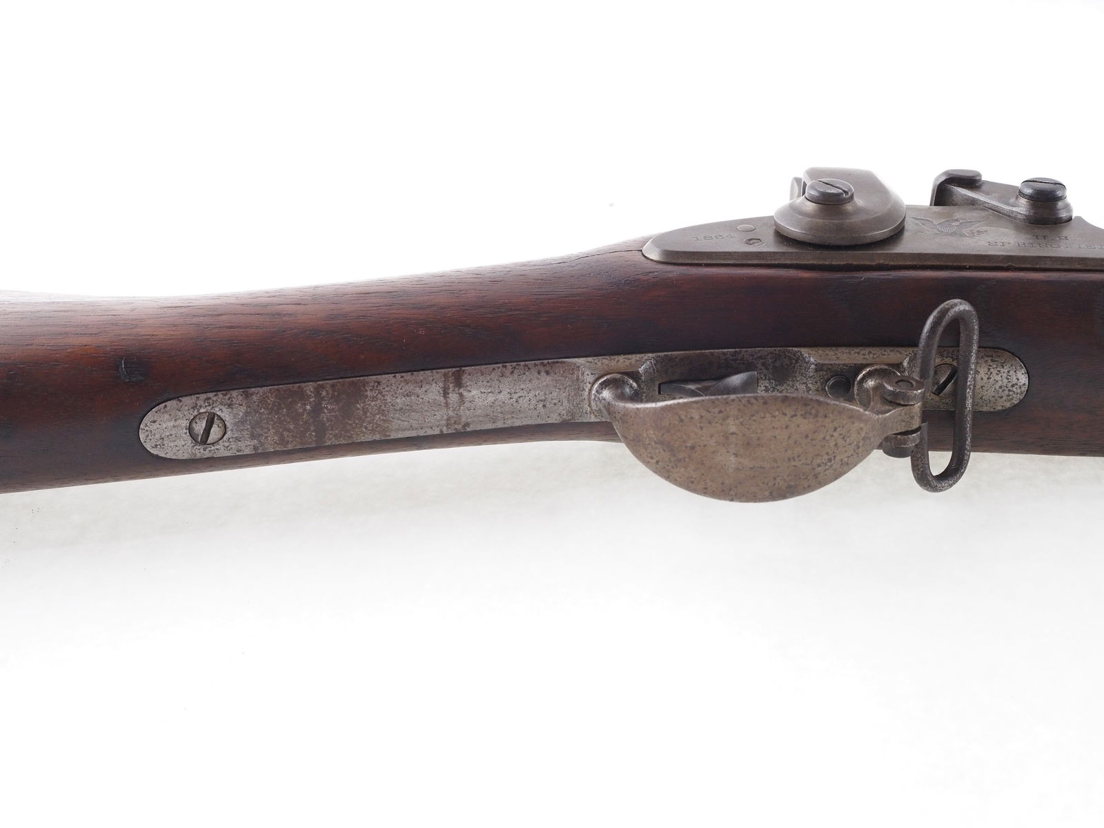 U.S. Springfield Model 1866 Allin Conversion Trapdoor Rifle - 12