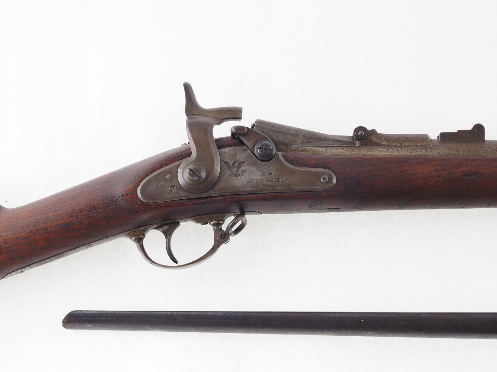 U.S. Springfield Model 1866 Allin Conversion Trapdoor Rifle - 6