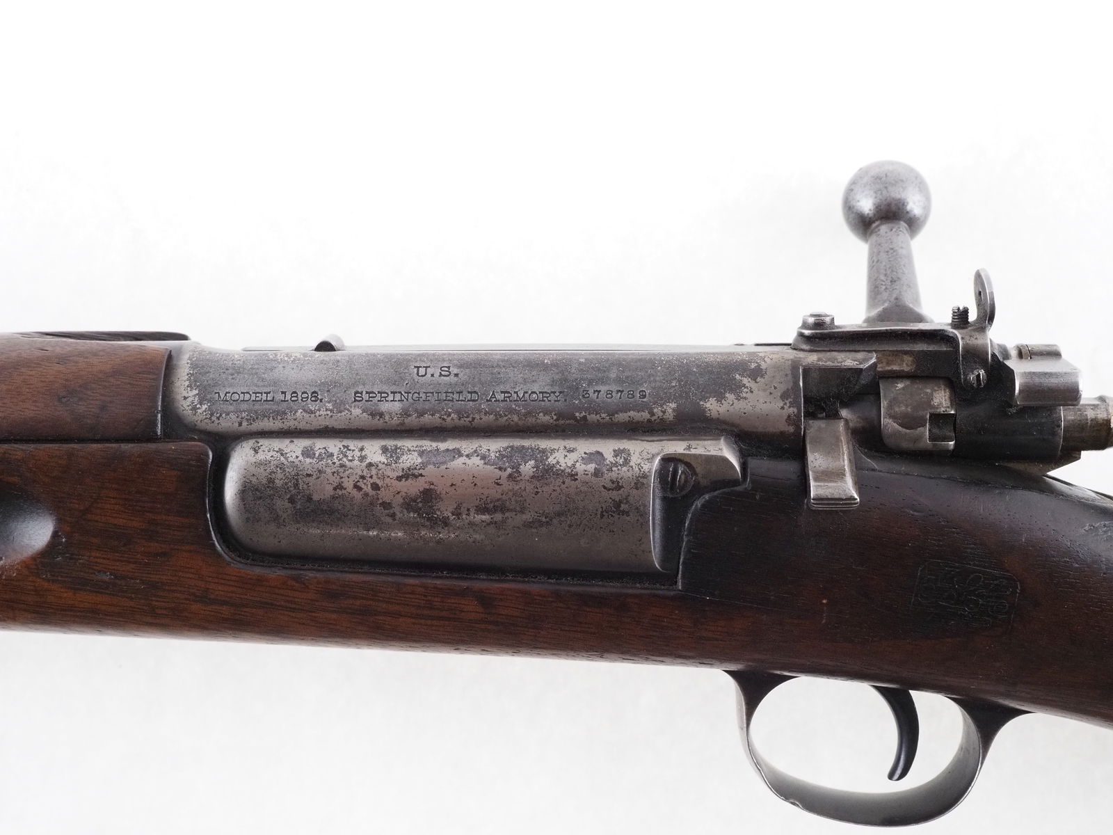 U S Springfield Armory Model 1898 Carbine Bolt Action Rifle - 18