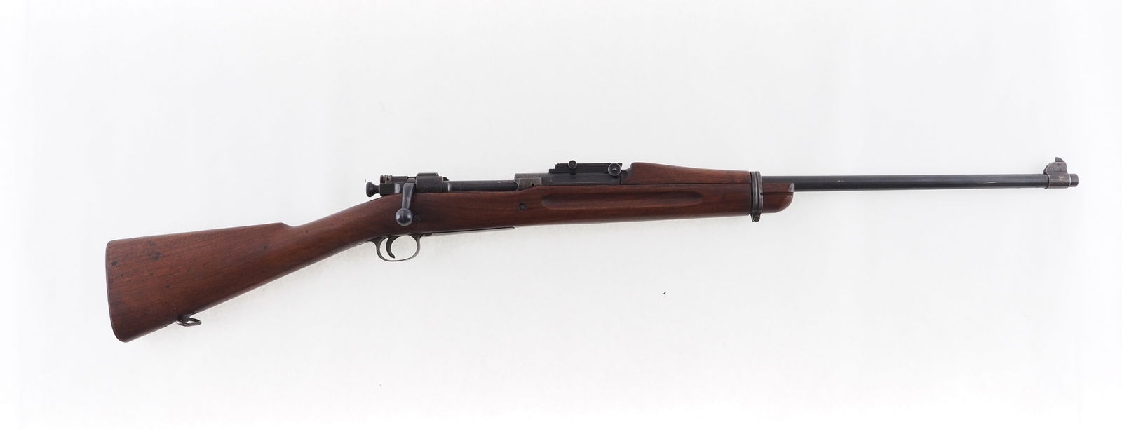 Rock Island Arsenal Model 1903 Bolt Action Rifle: s.n. 260661, .30-06, 24" barrel with original sights. In good condition, with the forend shortened. Would be a great candidate for restoration. C&R (26-0043) 