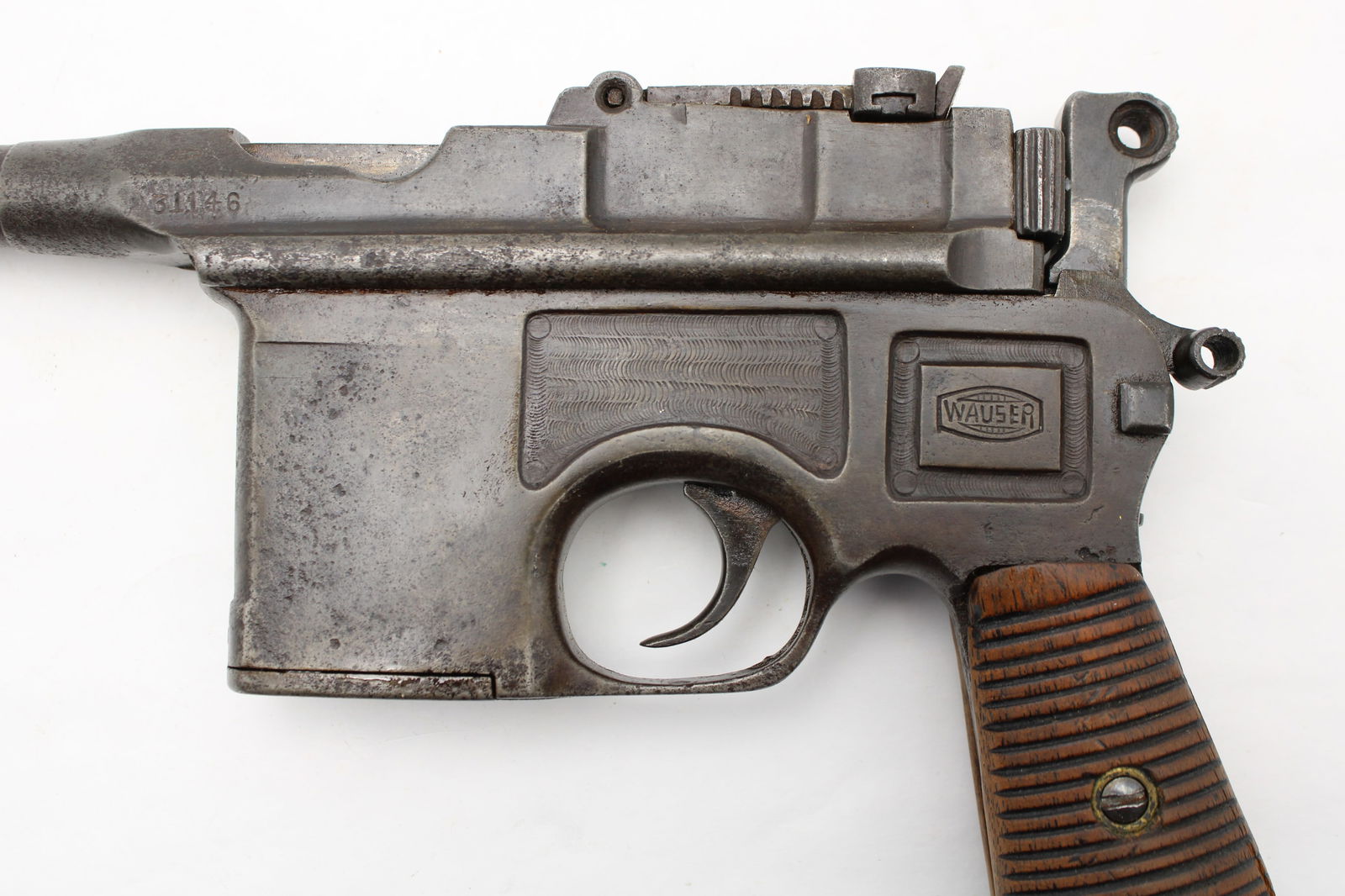 Wauser (Mauser) Model C96 Semi Automatic Pistol - 14