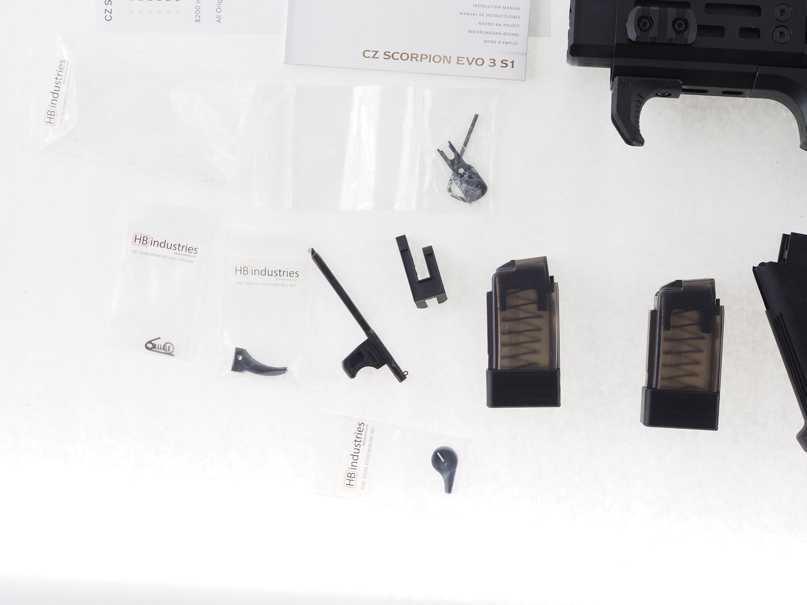 CZ Model Scorpion Evo 3 S2 Semi Automatic Pistol - 16