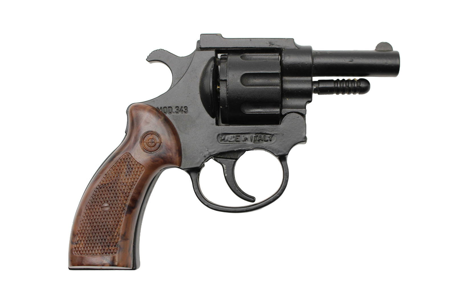 PTB Model 343 Starter Pistol: no s.n., .22 Blank, 2" barrel, no capable of firing projectiles. Exempt 