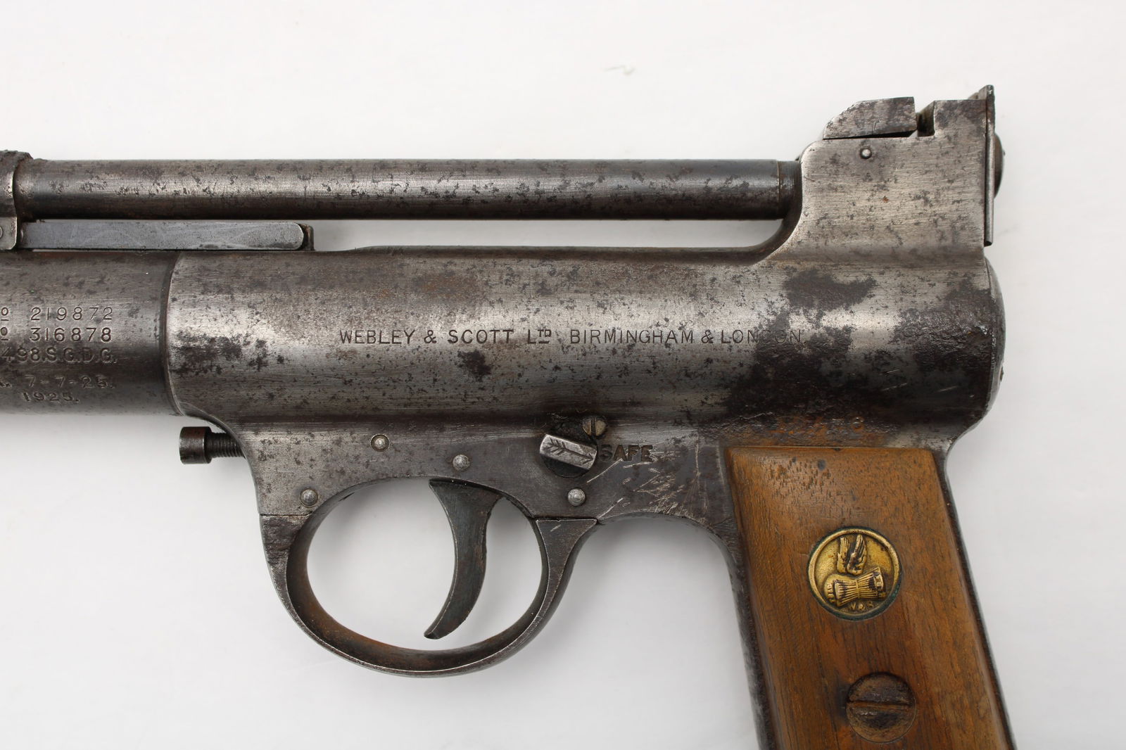 Webley & Scott Mark 1 Air Pistol - 13