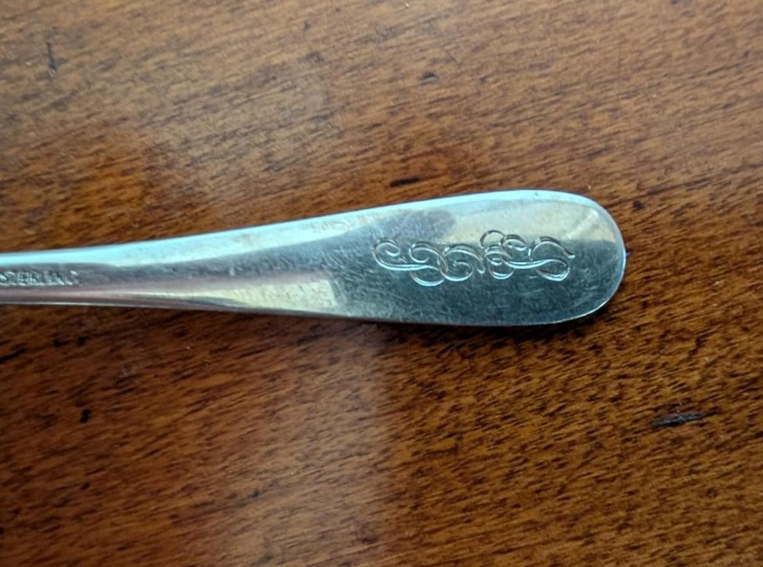 Pair of S. Kirk & Son Sterling Silver Repousse Berry Spoons - 12