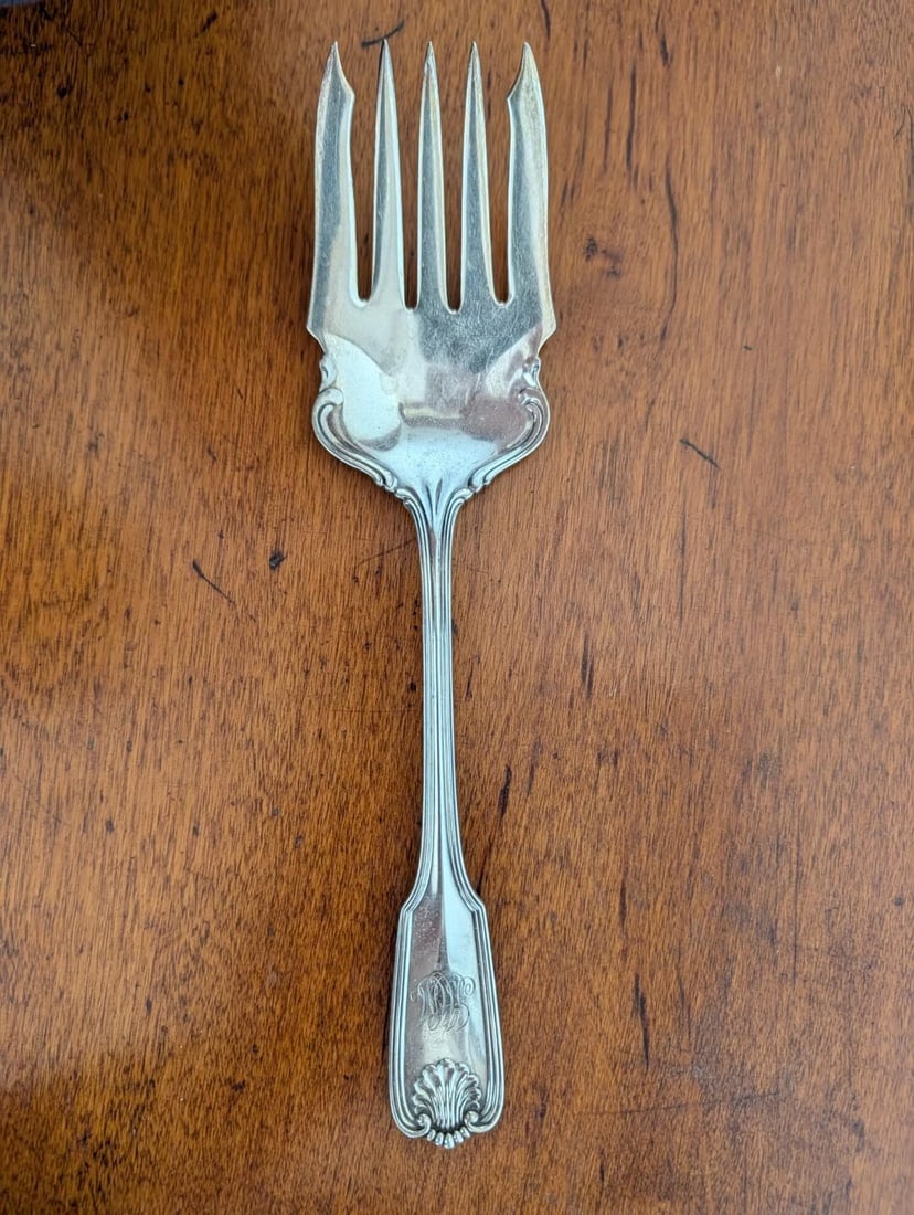 Towle Sterling Silver Cold Meat Fork - 2
