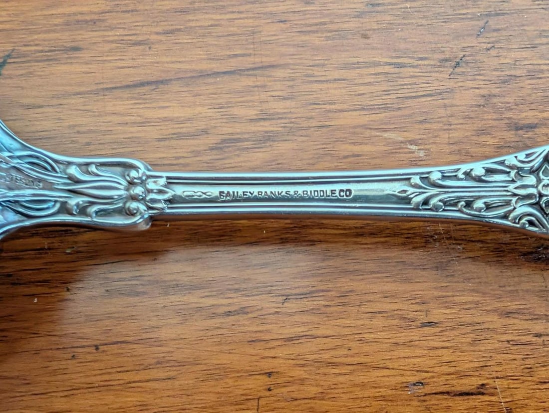 Dominick & Haff Sterling Silver Shell Form Serving Spoon - 14