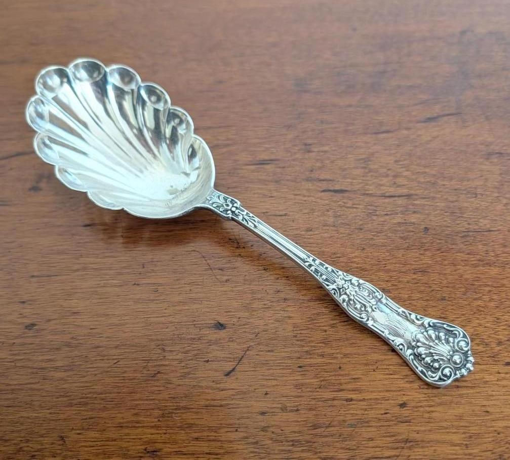 Dominick & Haff Sterling Silver Shell Form Serving Spoon (1 of 16)