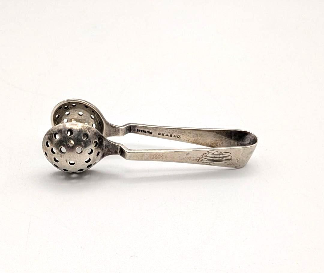 Roger Williams Silver Co. Sterling Silver Infuser: 3" in length; 19.9 grams; monogram