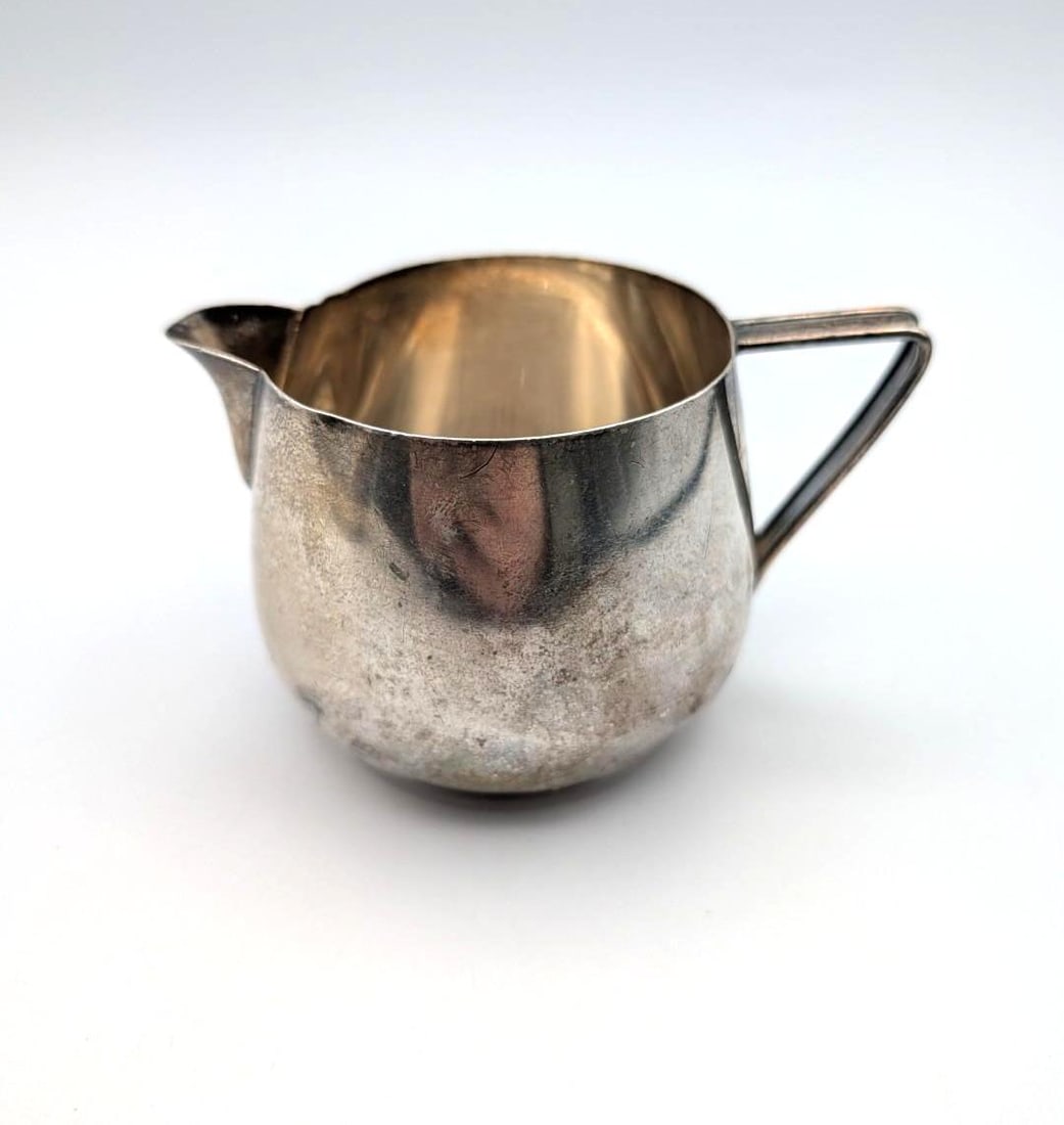 Art Deco Sterling Silver Sugar & Creamer - 4