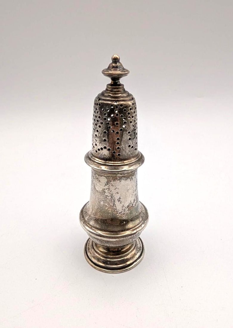 Sterling Silver Muffineer or Shaker - 2