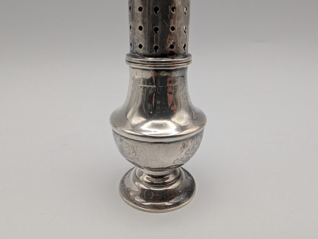 London Sterling Silver Muffineer or Shaker - 3
