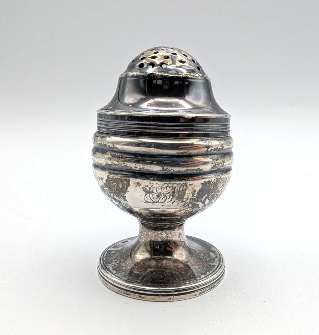 London Sterling Silver Muffineer or Shaker - 2