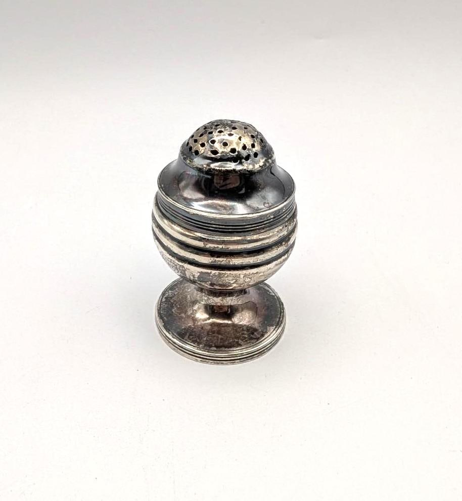 London Sterling Silver Muffineer or Shaker - 3