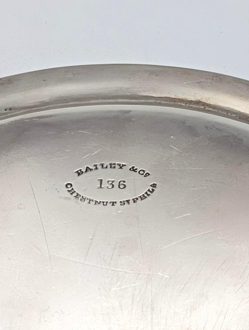 Antique Bailey, Banks & Biddle Silver Dish - 4