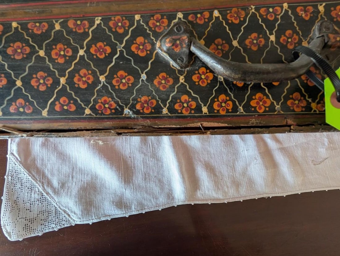 Antique Hand Painted Violin Case - 12